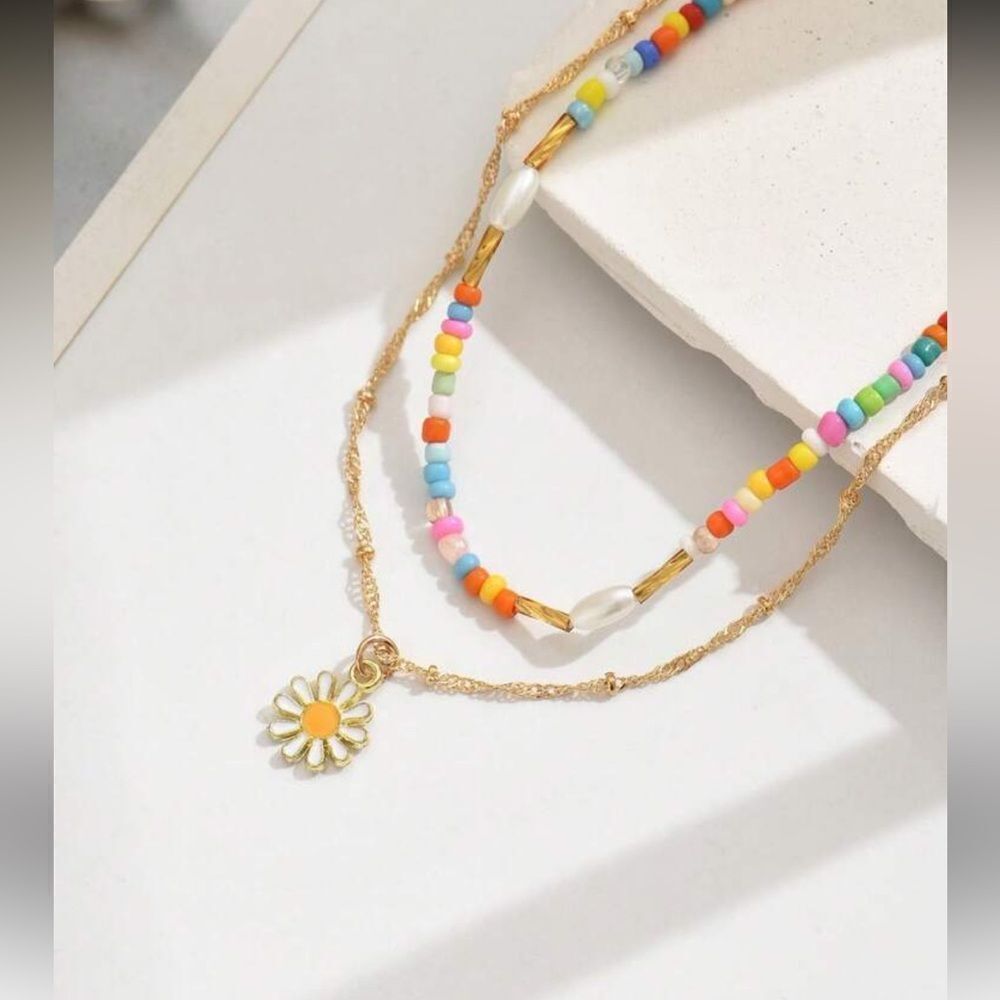 Daisy necklace A1293